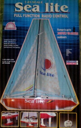 Golden Bright 9304 1:25 Sea Lite Full Function Radio Control Sailboat