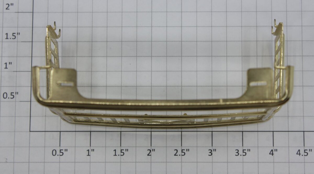 MTH TP-SP00045 Standard Gauge Blue Comet Brass Observation Railing
