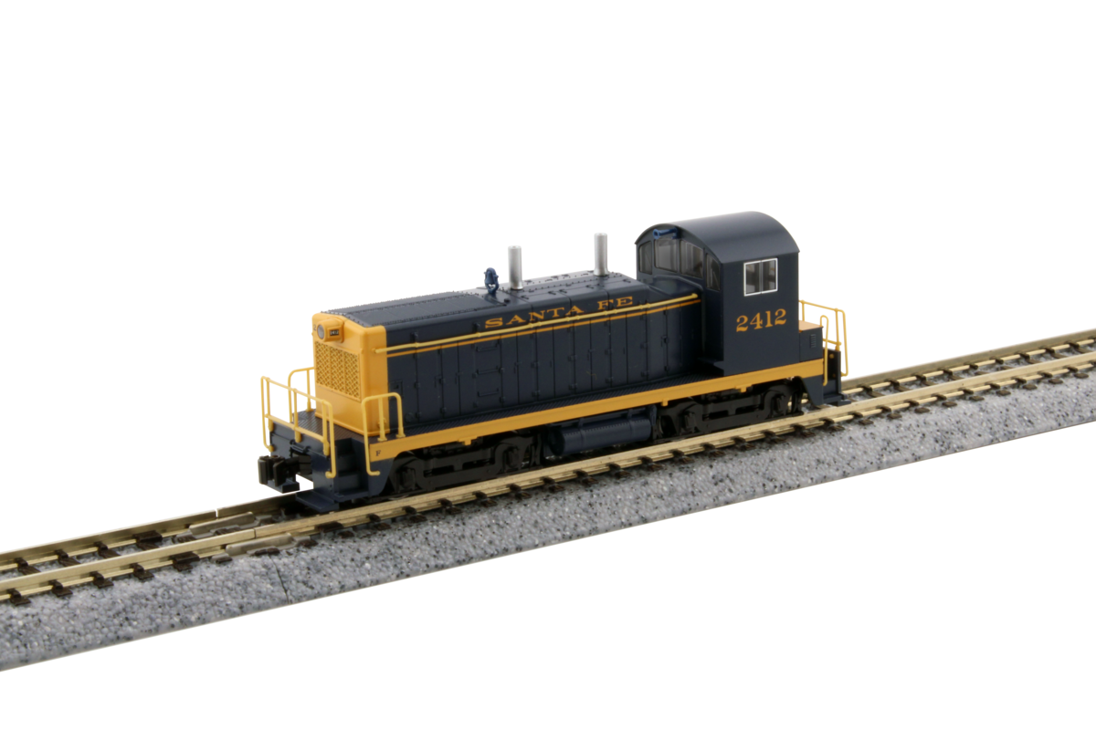Kato 176-4375 N Atchison, Topeka & Santa Fe EMD NW2 Switcher #2412