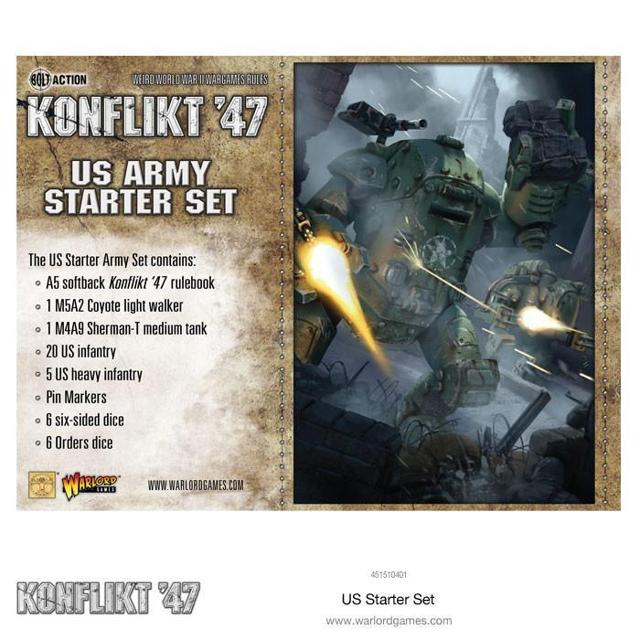 Warlord Games 451510401 28mm Konflikt '47 US Starter Set