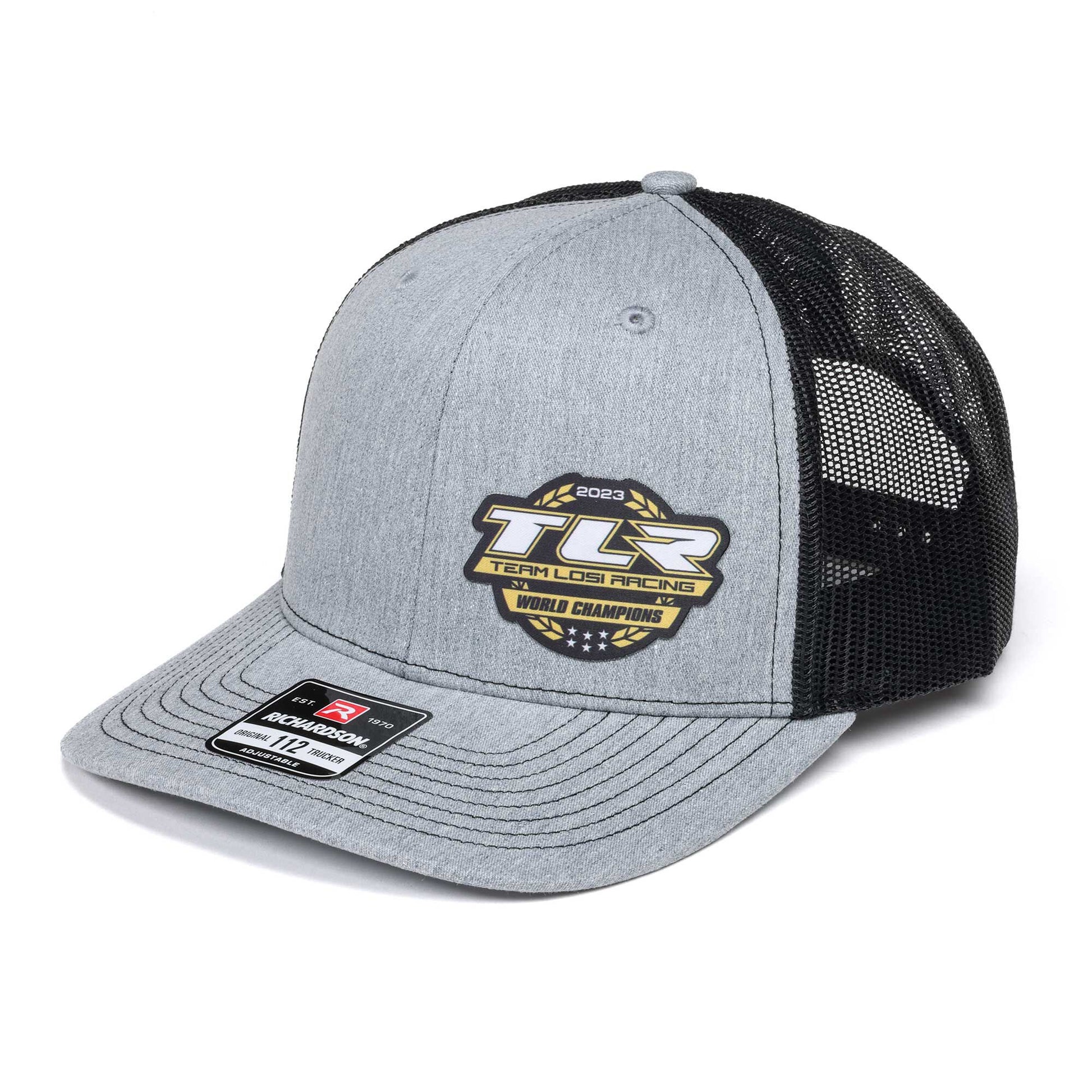 Team Losi Racing TLR-1049 Black TLR World Champion Trucker Hat