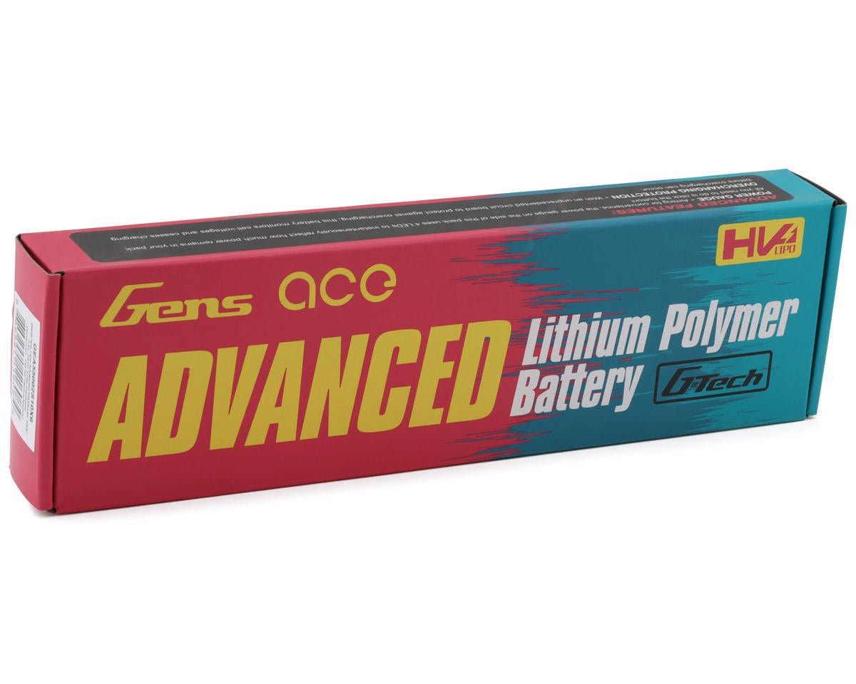 Gens Ace 55002S10X6 G-Tech Advanced Smart 2S 100C LiHV Battery 100C with XT60