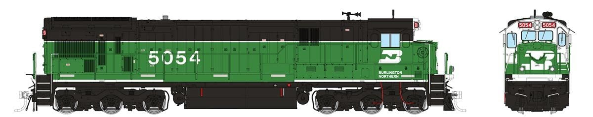 Rapido Trains 042102 HO BN - Whiteface C36-7 Diesel Locomotive DC/Silent #5054