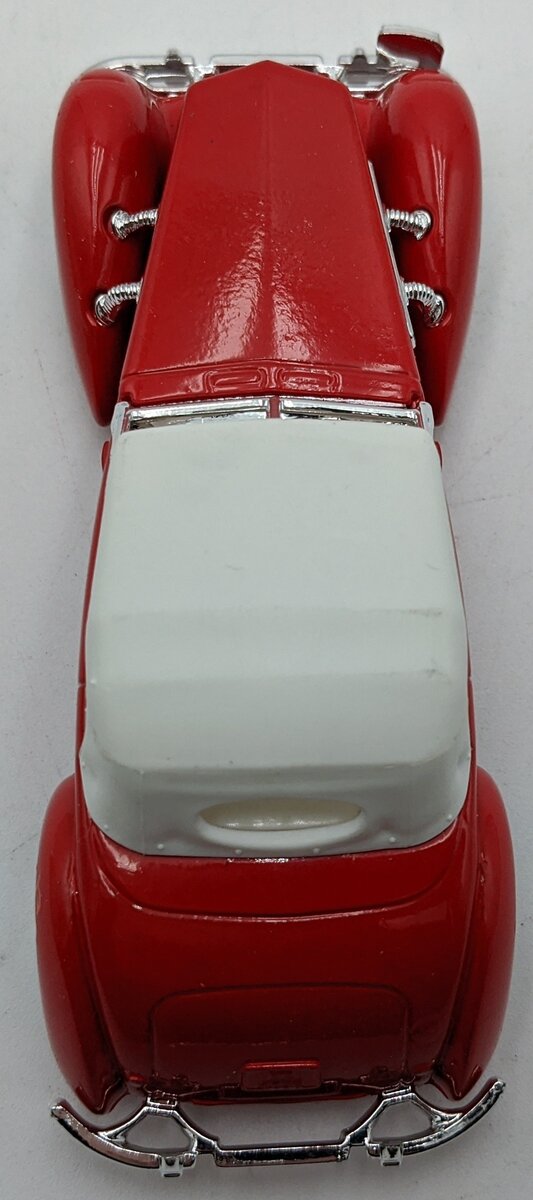 Matchbox Y-18 35:1 Models of Yesteryear Red W/White Top 1937 Cord 812