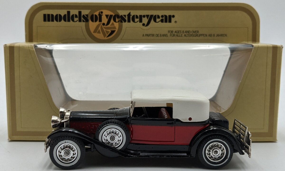 Matchbox Y-15 46:1 Models of Yesteryear Red & Black 1930 Packard Victoria