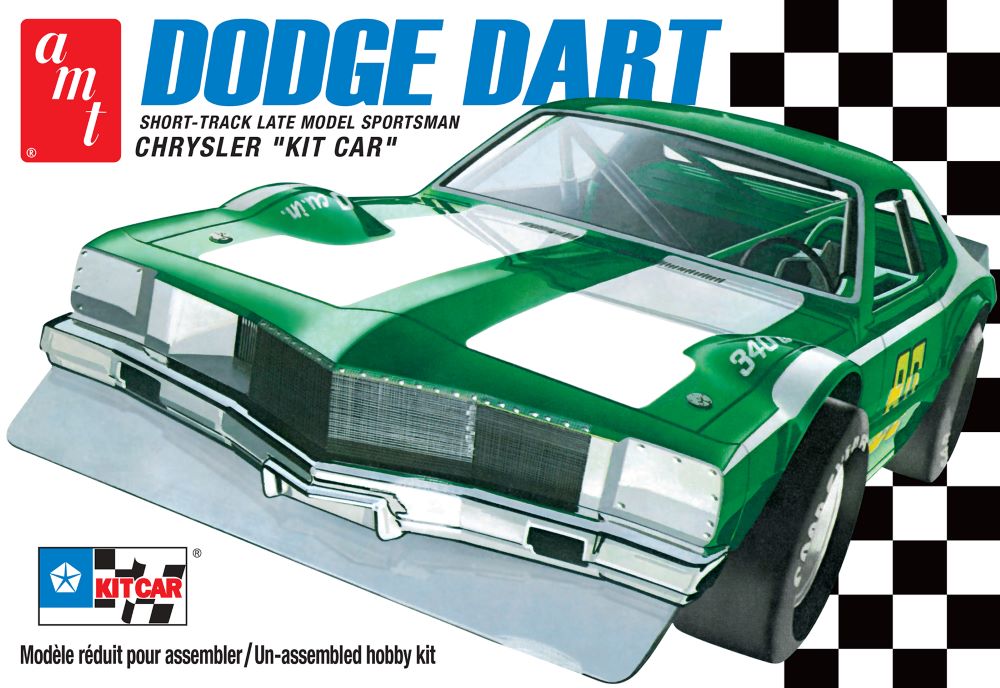 AMT 1450 1:25 Dodge Dart Sportsman Short Track Car Plastic Model Kit