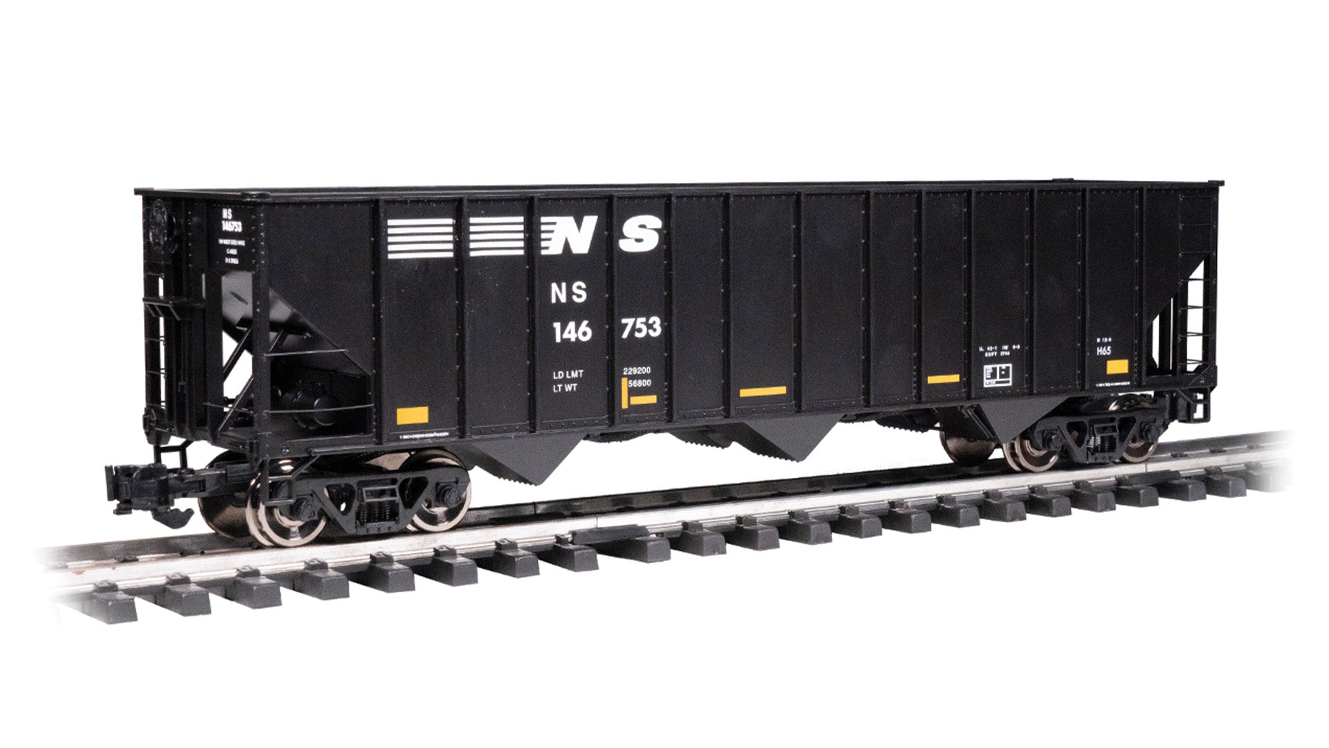 Bachmann 93653 G Norfolk Southern Bethlehem Steel 100-Ton 3-Bay Hopper #146753