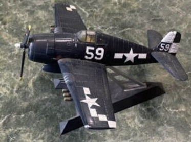 Matchbox 97479-0718 1:72 F6F-5 Hellcat Collectible w/Stand