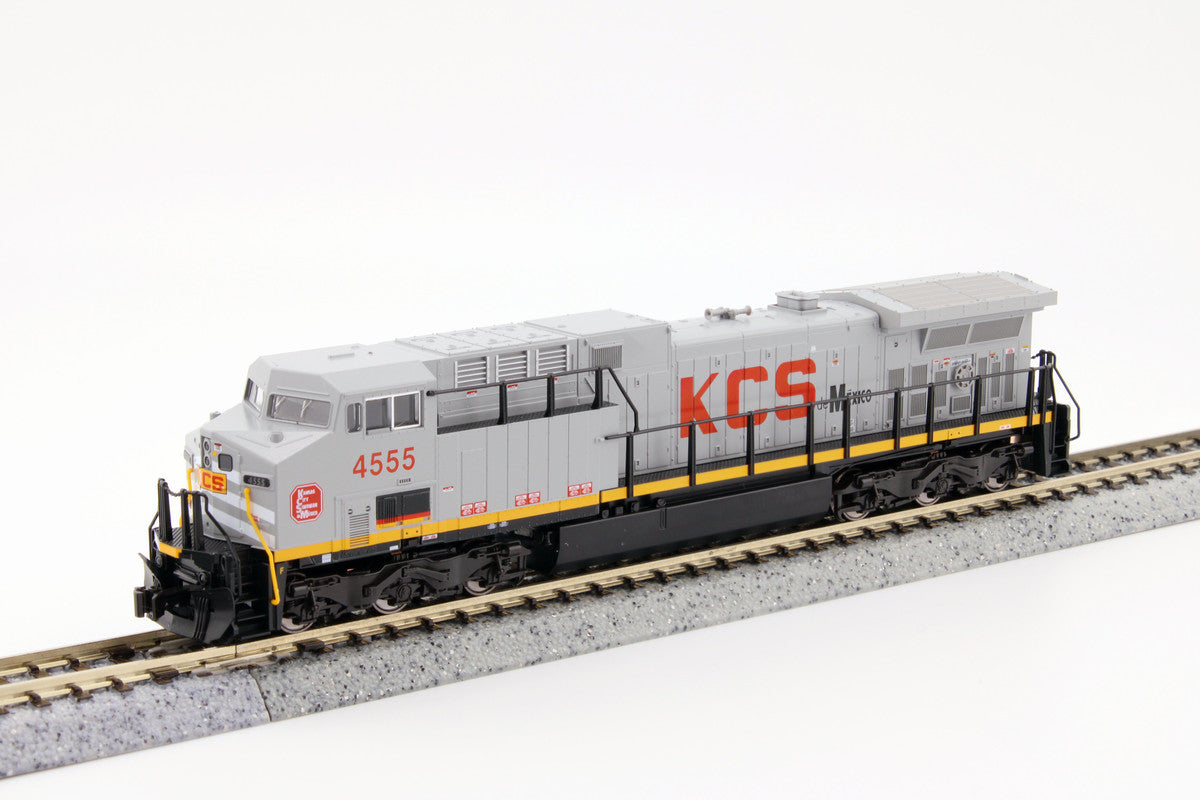 Kato 176-7046-DCC N KCSM AC4400CW Diesel Locomotive w/Pre-Installed DCC #4555