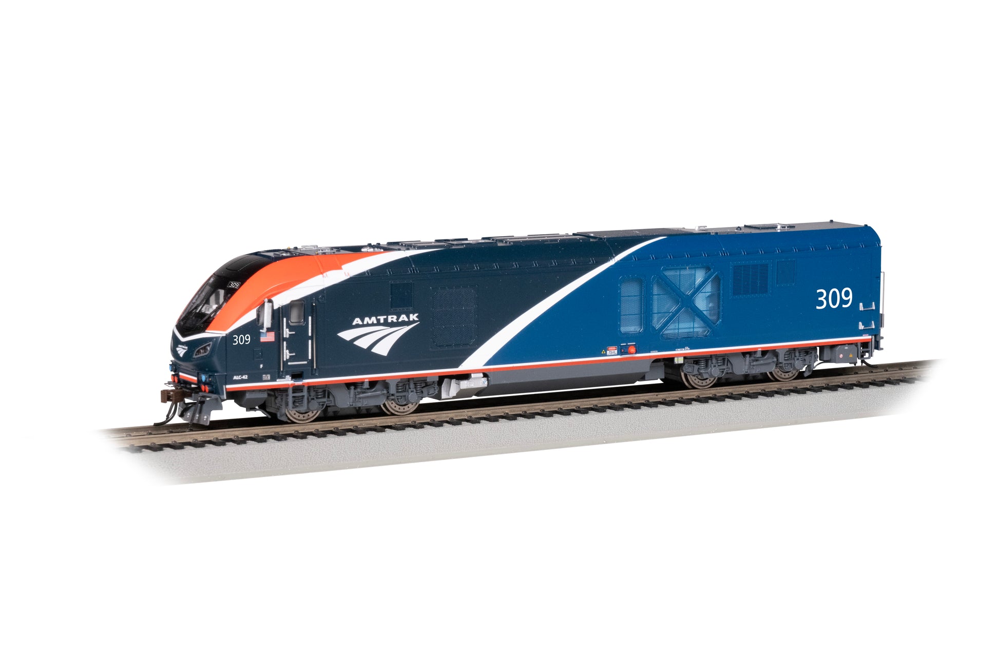 Bachmann 68304 HO Amtrak ALC-42 Charger Diesel Locomotive with DCC/Sound #309