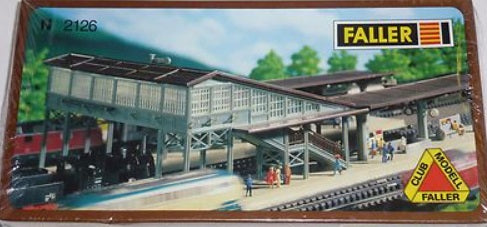 Faller 2126 N Scale Train Station Kit