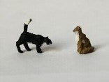 Arttista 767 S Scale Two Cats on the Prowl Figures