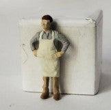 Arttista 752 S Scale Store Keeper w/Apron Figure