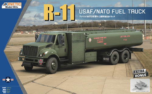Kinetic Model K48116 1:48 R-11 USAF/NATO Fuel Truck Plastic Model Kit