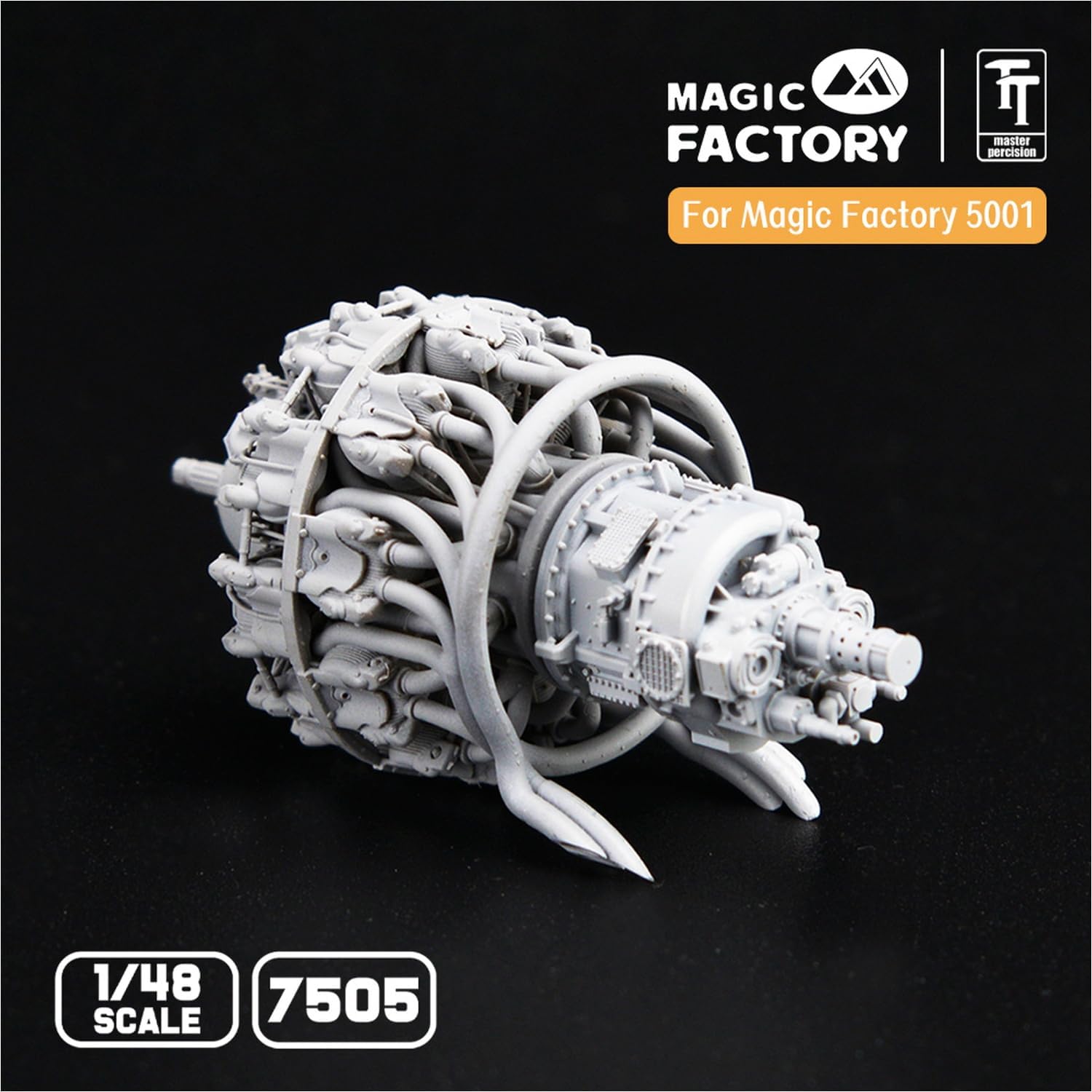 Magic Factory 7505 1:48 P&W R2800 Separate Display Version Plastic Model Kit
