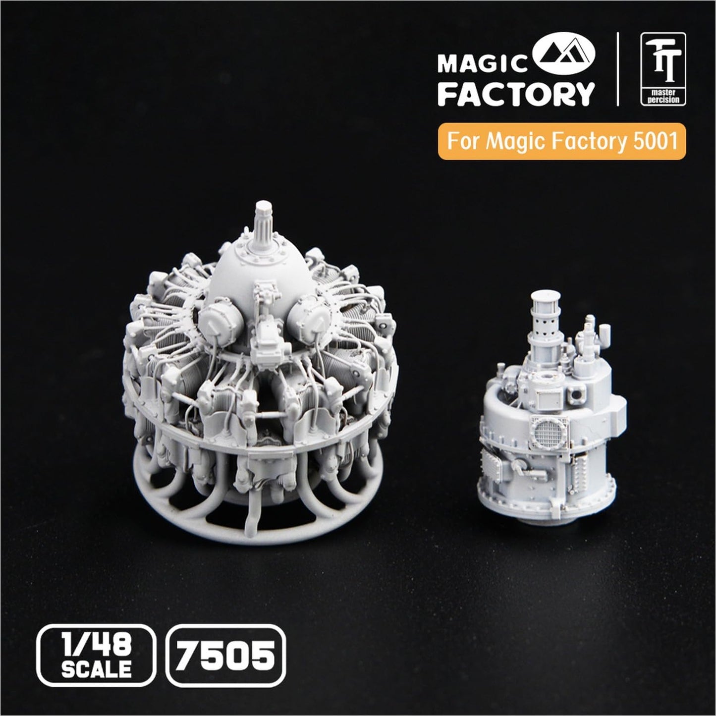 Magic Factory 7505 1:48 P&W R2800 Separate Display Version Plastic Model Kit