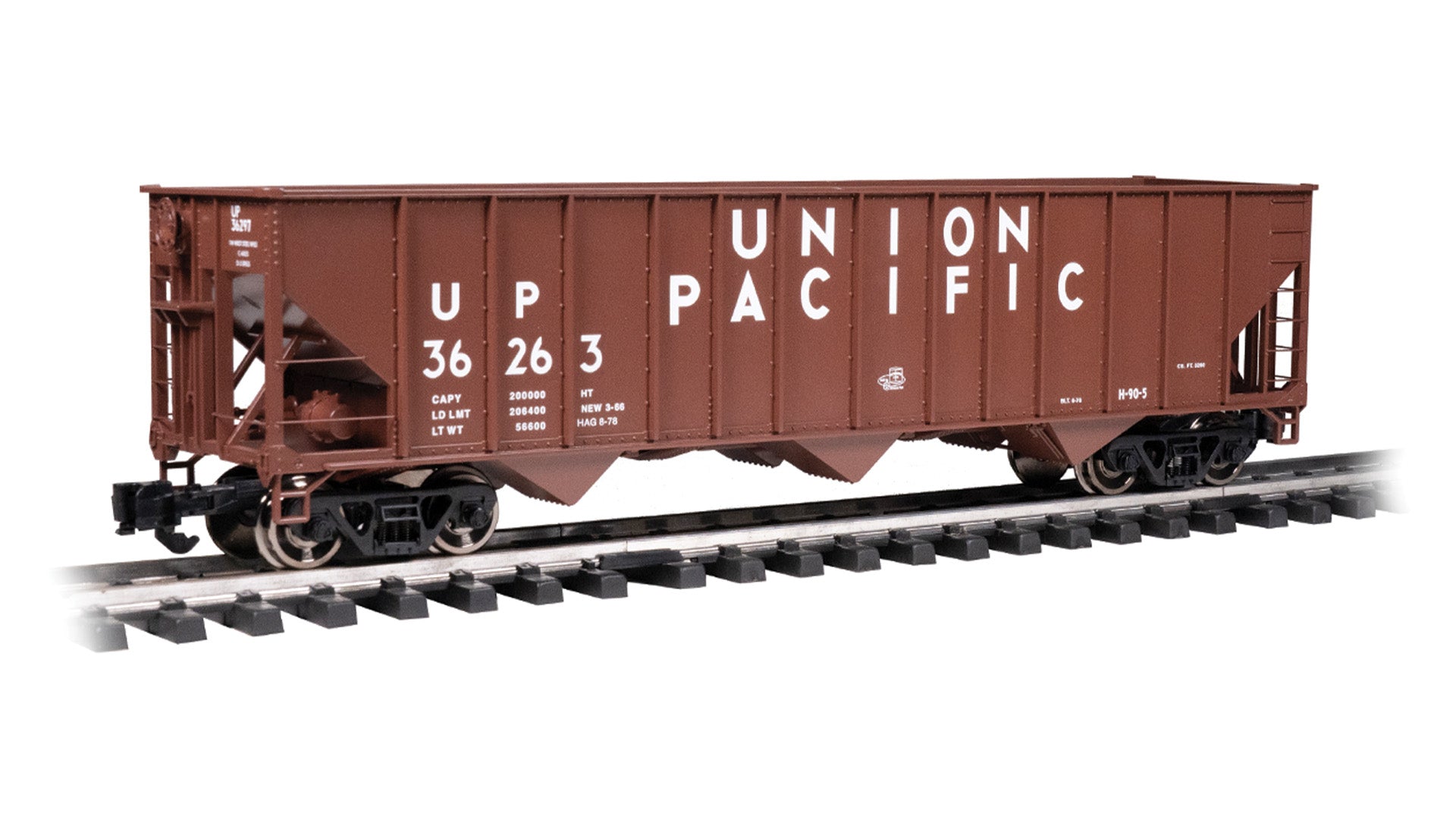 Bachmann 93658 G Union Pacific Bethlehem Steel 100-Ton 3-Bay Hopper #36263