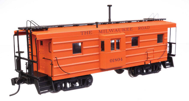Walthers 920-103651 HO Milwaukee Road MILW Road Rib Sided Caboose #01804