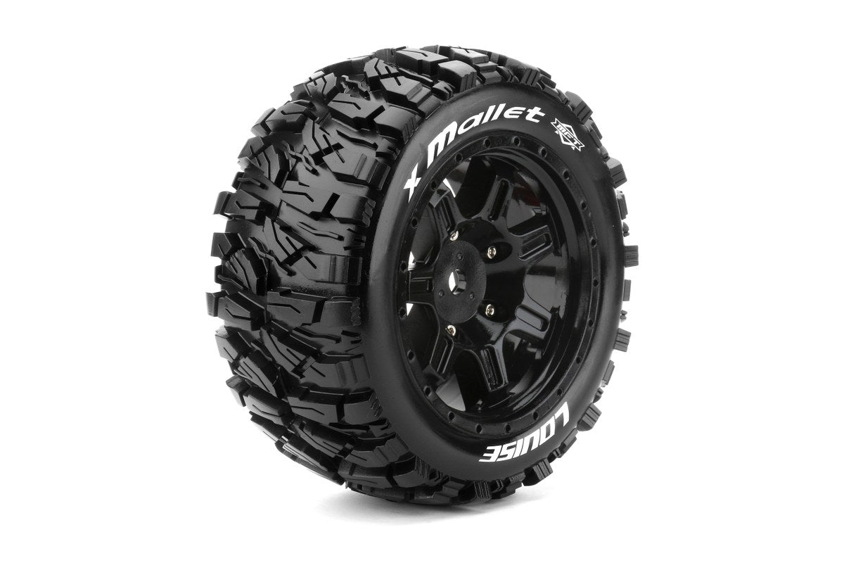 Louise R/C LT3350B MFT X-Mallet XMAXX XRT Sport Monster Truck Belted Tires