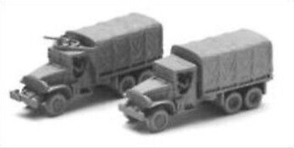 GHQ US37 1:285 Micro Armour USA  2-1/2 Ton GMC WWII Open Cabin Pewter Unpainted