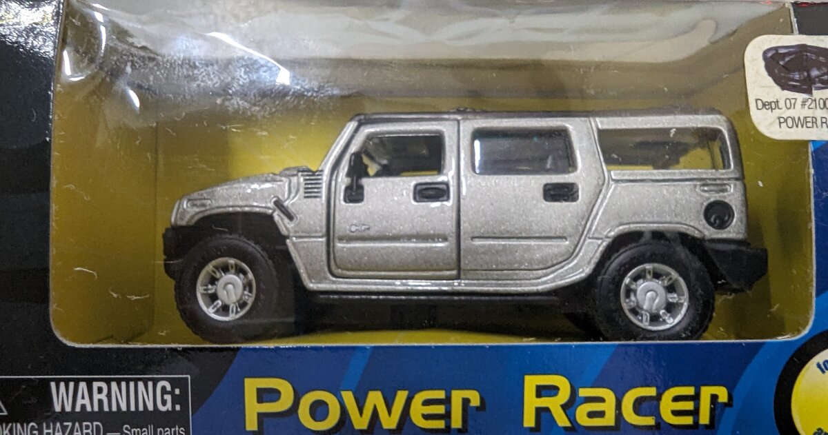 Kid Connection 21001-1601 1:43 Diecast Silver Full Size Hummer