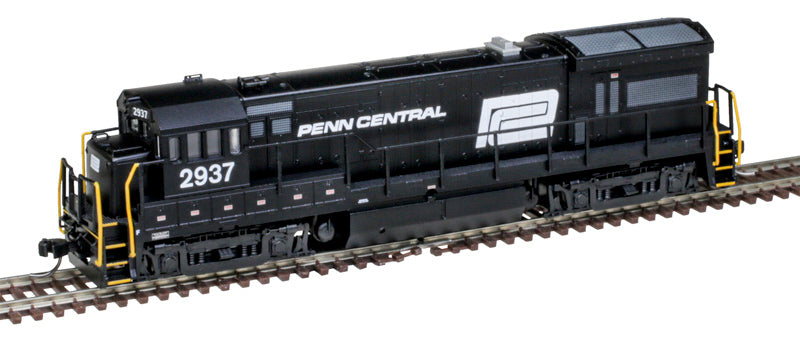 Atlas 40005941 N Penn Central Silver U33B Diesel Locomotive #2921