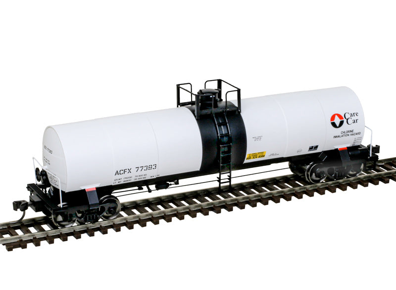 Atlas 20007561 HO Olin Corp. Care Car ACF 17,360 Gallon Tank Car ACFX #77387