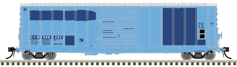 Atlas 20007546 HO Grand Trunk Western CNCF 5000 Box Car #598293