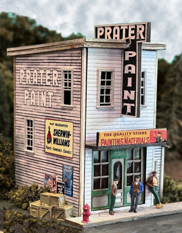 Bar Mills 5062 HO Prater Paint Overnighter Series Laser-Cut Wood Building Kit