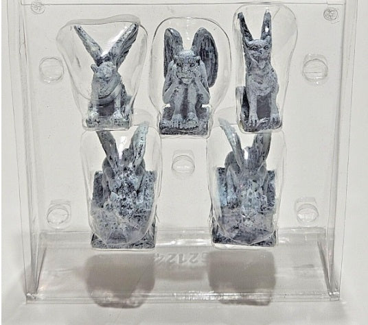 Lemax 52124 Spooky Town Gargoyles Halloween Polyresin Accessory (Set of 5)