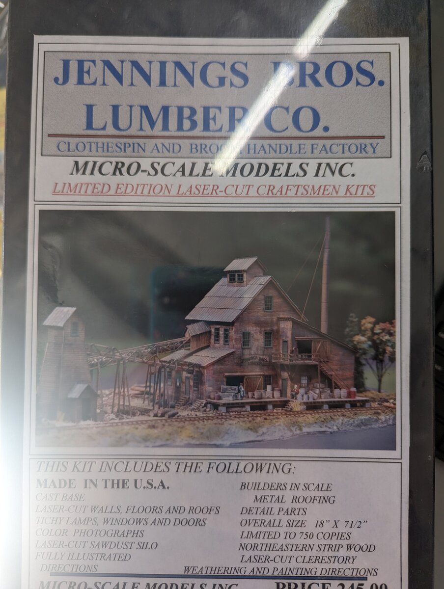 Micro-Scale Models MSJ602 HO Scale Jennings Bros. Lumber Co. Craftsmen ...