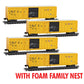 Micro-Trains 99300223 N Scale TTX 50' Railbox ABOX with Foam Nest (Pack of 4)