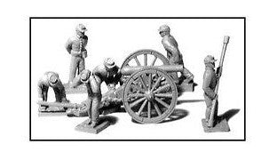 GHQ ACW10 N Rebellion Miniatures Artillery Section Guns & Confederate Soldiers