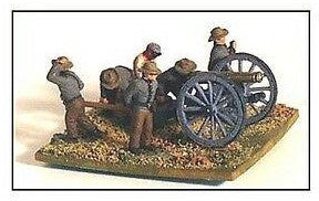 GHQ ACW31 N Rebellion Miniatures Artillery Section #3 Guns & Federal Soldiers