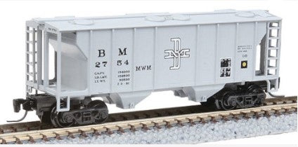 Micro-Trains 53100132 Z Scale Boston & Maine PS-2 Covered Hopper Car