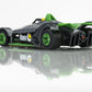 AFX 22064 HO Mega G+ Formula N #3 Silver/Green Slot Car