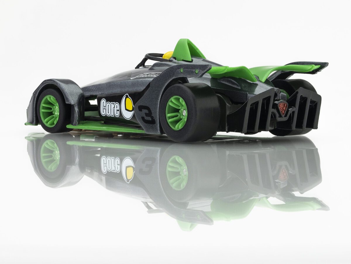 AFX 22064 HO Mega G+ Formula N #3 Silver/Green Slot Car