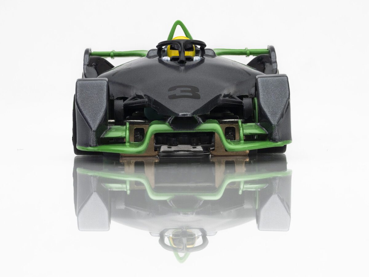 AFX 22064 HO Mega G+ Formula N #3 Silver/Green Slot Car