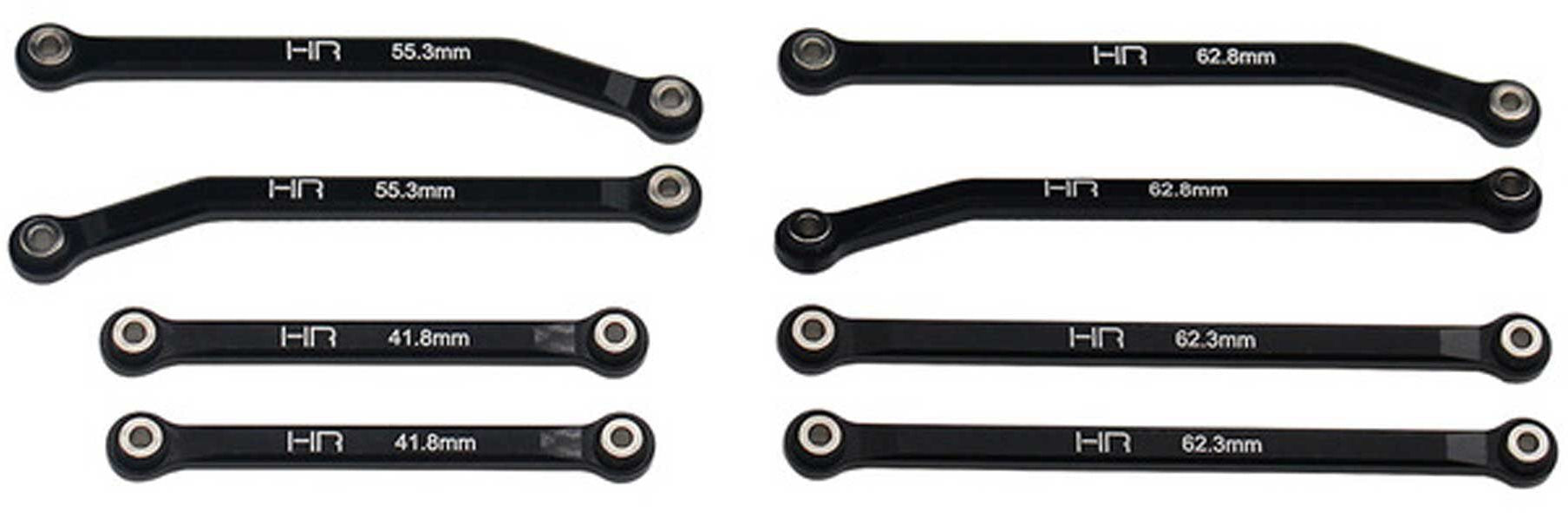 Hot Racing RACM133HFA01 Ascent 18 Aluminum High Clearance 4 Links (Set of 8)