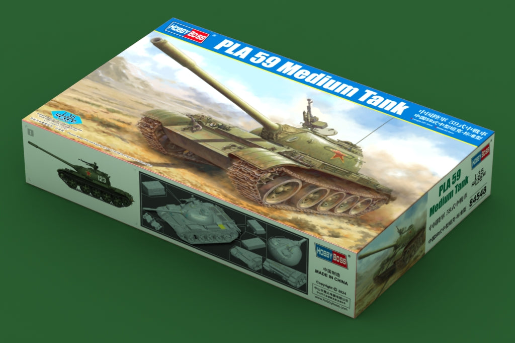 Hobby Boss 84548 1:35 PLA 59 Medium Tank Plastic Model Kit
