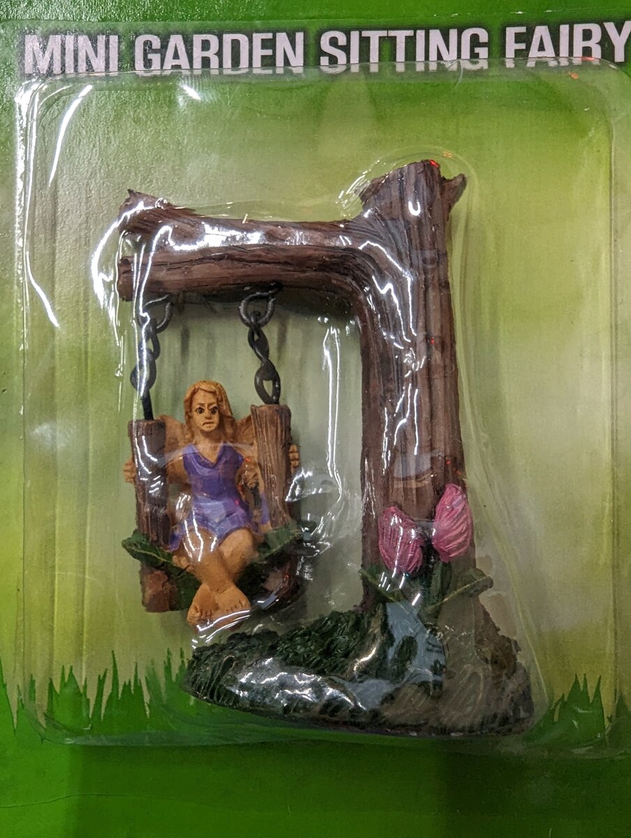 Acme 67379 HO Scale True Living Outdoors Mini Garden Sitting Fairy Figure