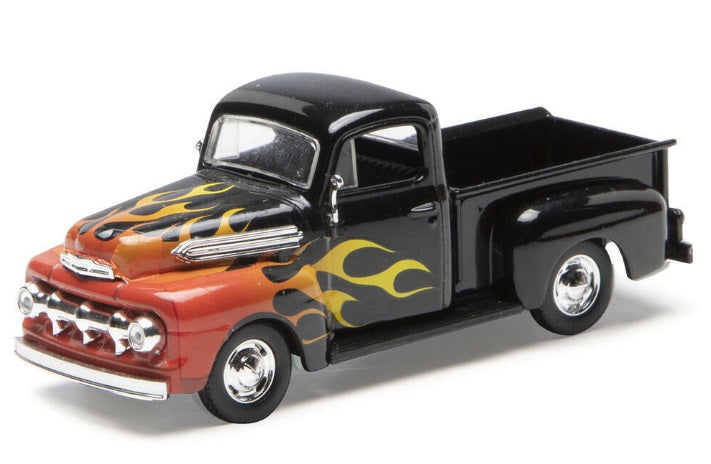 Menards 279-6302 O Scale Black W/Flames 1951 Ford Pick-Up