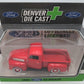 Menards 279-6305 O Scale Denver Diecast Red 1951 Ford Pick-Up