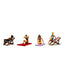 Woodland Scenics A2220 N Scale Sun Tanners Woman Figures (Set of 4)