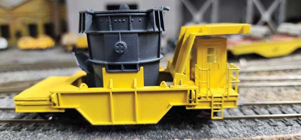 State Tool & Die 712 HO Steel Mill Ladle Transfer Car Kit with Ladle