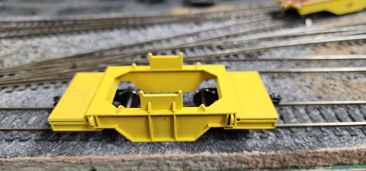 State Tool & Die 713 HO Steel Mill Ladle Buffer Car Kit with Trucks