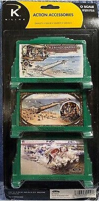 K-Line K-41873A O Scale Heinz Billboards 3 Pack