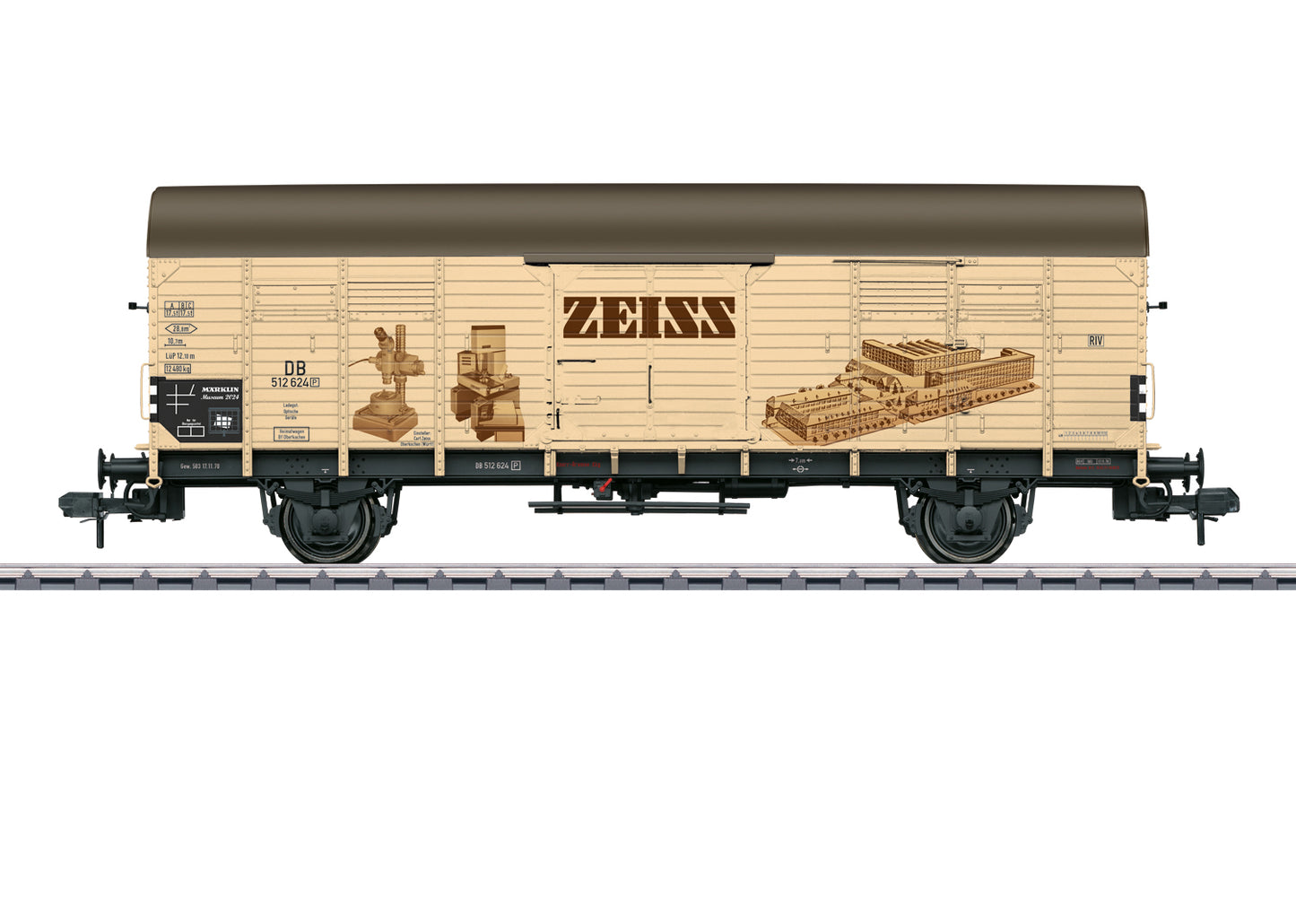 Marklin 58004 1 Gauge 2024 Carl Zeiss Museum Boxcar