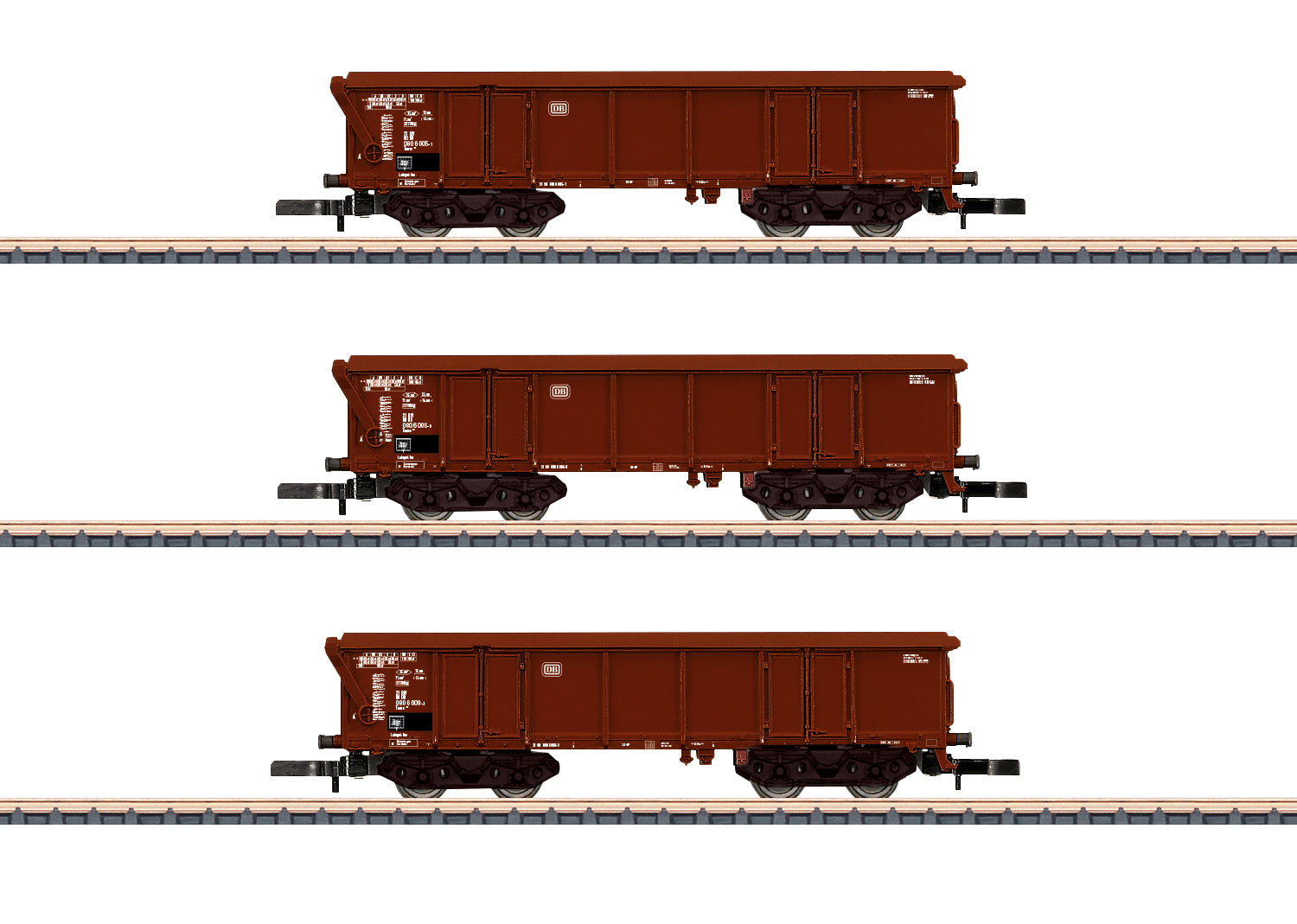 Marklin 86682 Z DB Tams 886 Gondola with Retractable Roofs (Pack of 3)