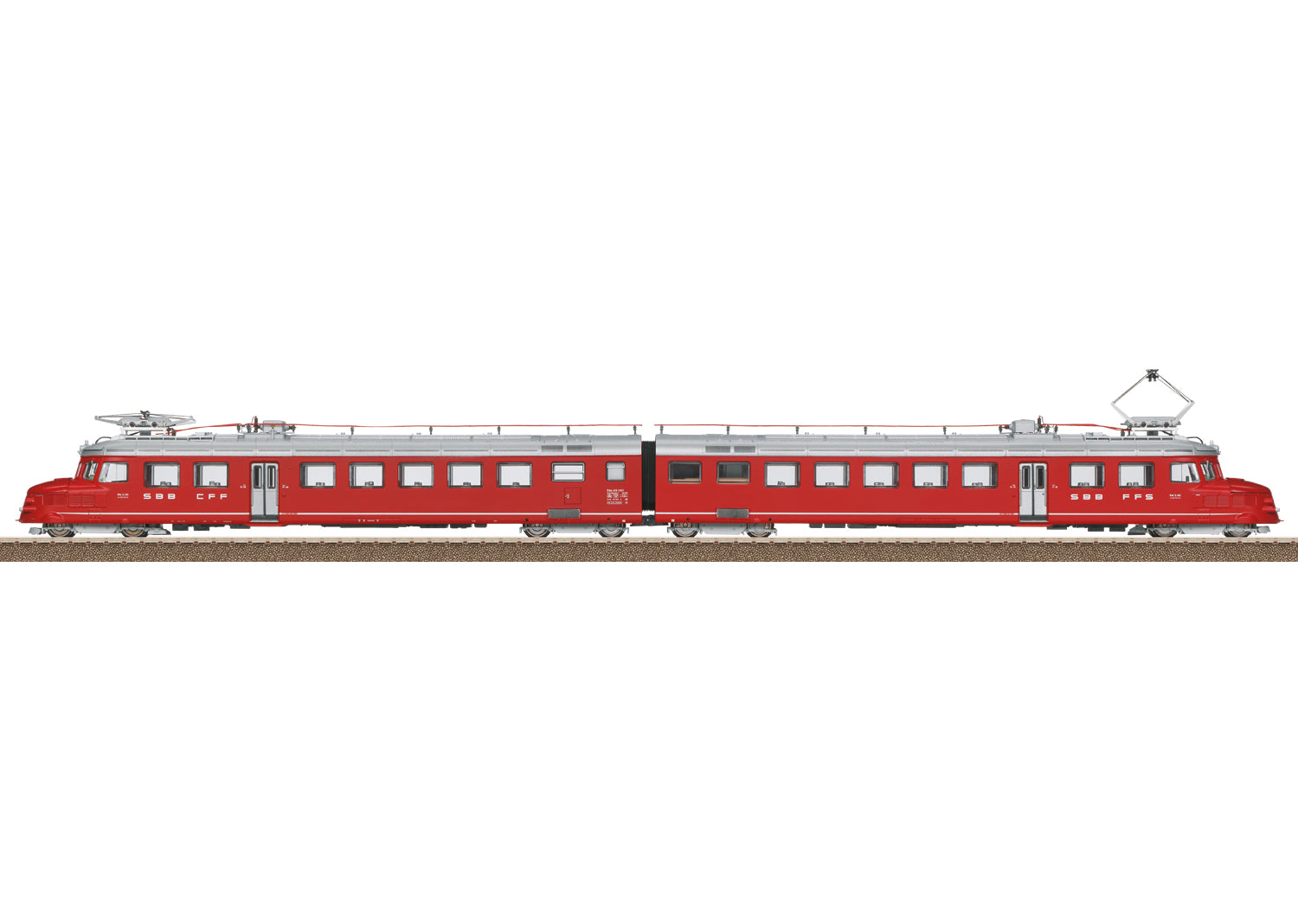 Trix 25260 HO Swiss Federal Railways Class RAe 4/8 Double Powered Rail Car